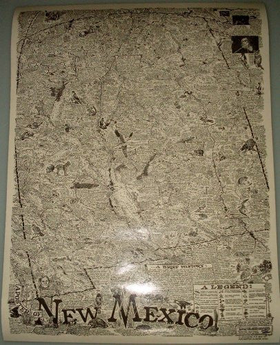 A Poster of New Mexico - Wide World Maps & MORE! - Book - Wide World Maps & MORE! - Wide World Maps & MORE!