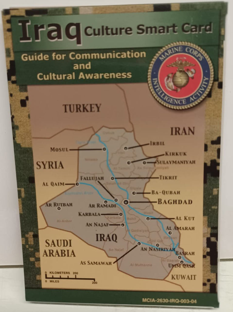 Iraq Culture Smart Card : Guide for Communication and Cultural Awareness (Laminated and Foldable) [Unknown Binding] - Wide World Maps & MORE!