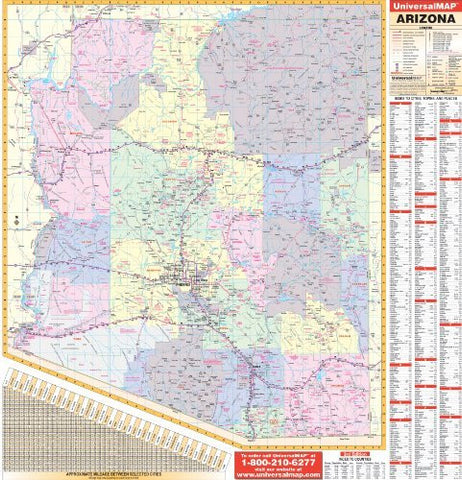 Arizona (State Wall Maps) - Wide World Maps & MORE! - Book - Wide World Maps & MORE! - Wide World Maps & MORE!