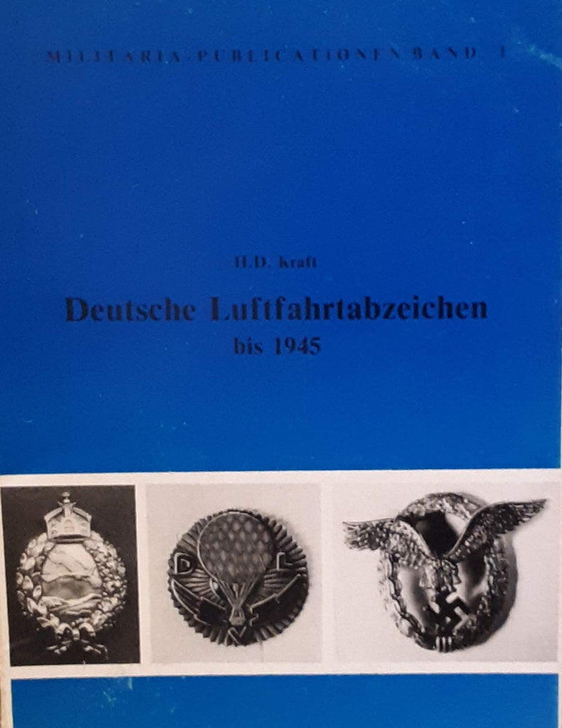 Deutsche Luftfahrtabzeichen Bis 1945. Militaria Publicationen Band 1. (German Aviation Badges) - Wide World Maps & MORE! - Book - Wide World Maps & MORE! - Wide World Maps & MORE!
