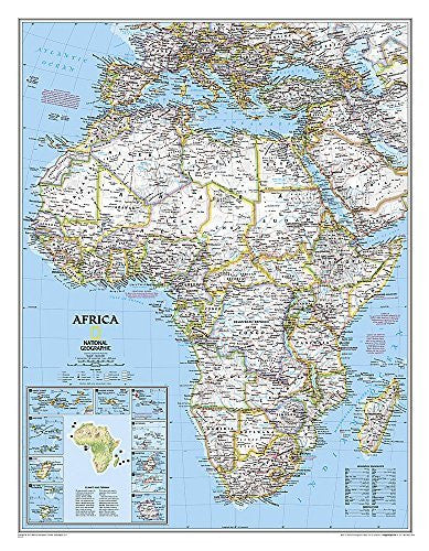 Africa Classic [Tubed] (National Geographic Reference Map) 24x31 - Wide World Maps & MORE! - Map - National Geographic Maps - Wide World Maps & MORE!