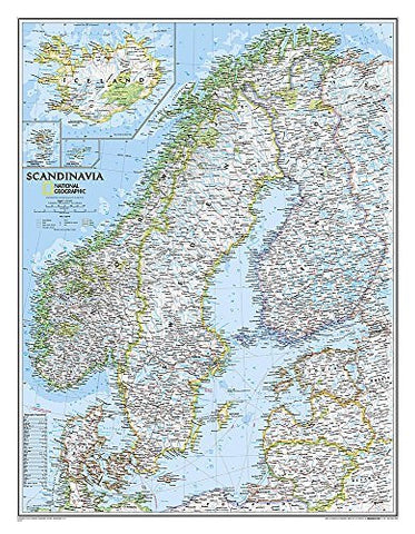 Scandinavia Classic [Tubed] (National Geographic Reference Map) - Wide World Maps & MORE!