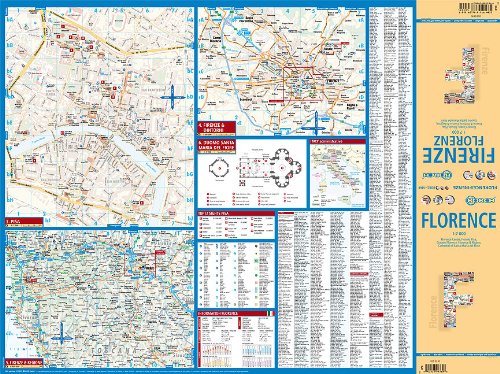 Laminated Florence Map by Borch (English Edition) - Wide World Maps & MORE! - Book - Borch - Wide World Maps & MORE!