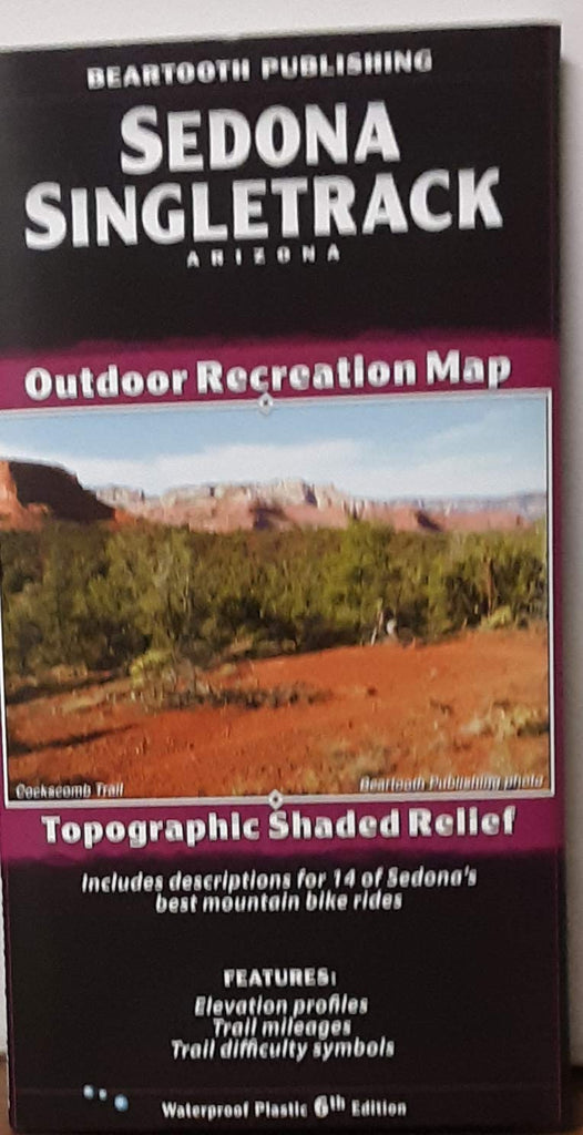 Sedona Singletrack Outdoor Recreation Map - Updated - Wide World Maps & MORE!