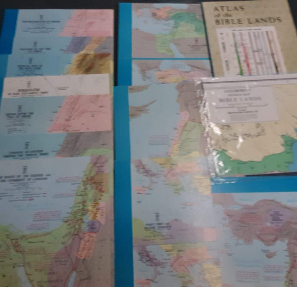 Bible Study Maps: Set of 8 - Wide World Maps & MORE! - Book - Wide World Maps & MORE! - Wide World Maps & MORE!