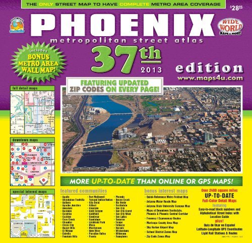 Phoenix Metropolitan Street Atlas (Yellow1) (Yellow1) - Wide World Maps & MORE! - Book - Wide World Maps & MORE! - Wide World Maps & MORE!