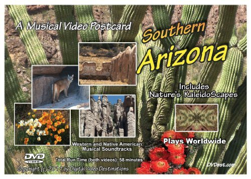 A Musical Video Postcard of Southern Arizona - Wide World Maps & MORE! - DVD - Wide World Maps & MORE! - Wide World Maps & MORE!