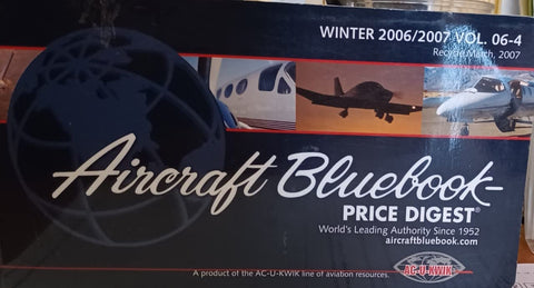 Aircraft Bluebook Price Digest - Winter 2006/2007 - Vol. 06-4 [Paperback] N/A - Wide World Maps & MORE!
