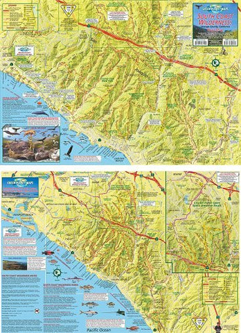 South Coast Wilderness Trails Map - Wide World Maps & MORE! - Book - Wide World Maps & MORE! - Wide World Maps & MORE!