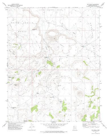 HAT KNOLL, Arizona 7.5' - Wide World Maps & MORE! - Map - Wide World Maps & MORE! - Wide World Maps & MORE!