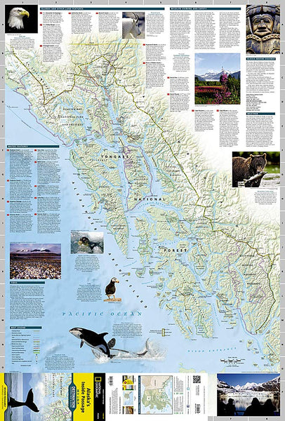 Alaska's Inside Passage: Destination Map - Wide World Maps & MORE! - Map - National Geographic Maps - Wide World Maps & MORE!