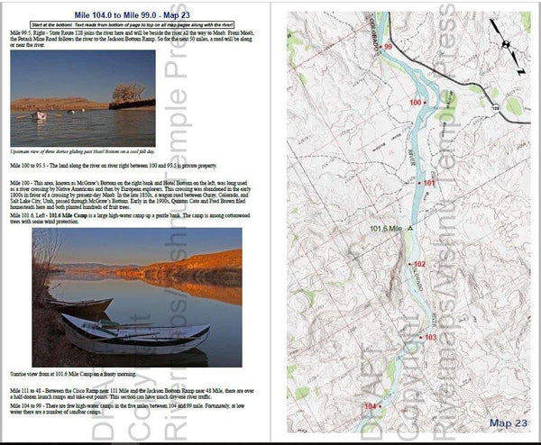 Guide to the Colorado & Green Rivers in the Canyonlands of Utah & Colorado - Wide World Maps & MORE!