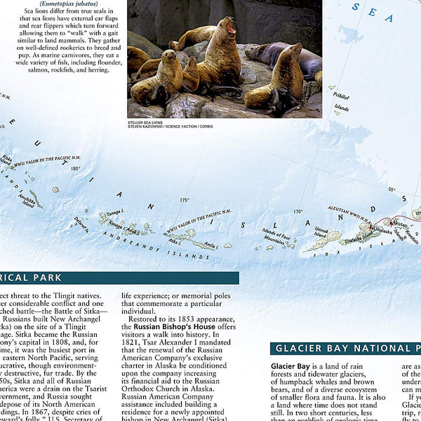 Alaska's Inside Passage: Destination Map - Wide World Maps & MORE! - Map - National Geographic Maps - Wide World Maps & MORE!