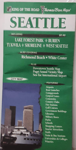 Seattle Map (Map Art Publishing, USA Maps) - Wide World Maps & MORE! - Book - Wide World Maps & MORE! - Wide World Maps & MORE!