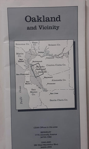 Oakland-Berkeley - Wide World Maps & MORE! - Book - Wide World Maps & MORE! - Wide World Maps & MORE!
