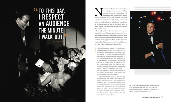 Tony Bennett Onstage and in the Studio - Wide World Maps & MORE! - Book - Sterling - Wide World Maps & MORE!