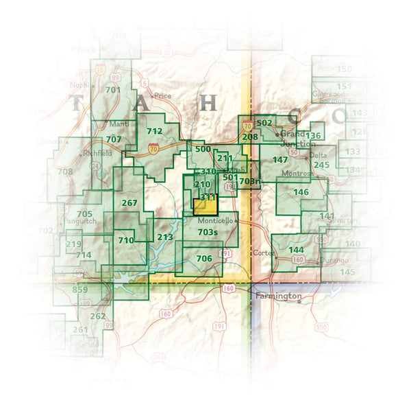 Needles District: Canyonlands National Park (National Geographic Trails Illustrated Map, 311) - Wide World Maps & MORE!