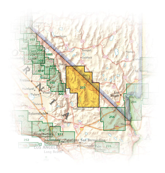 Death Valley National Park (National Geographic Trails Illustrated Map, 221) - Wide World Maps & MORE!