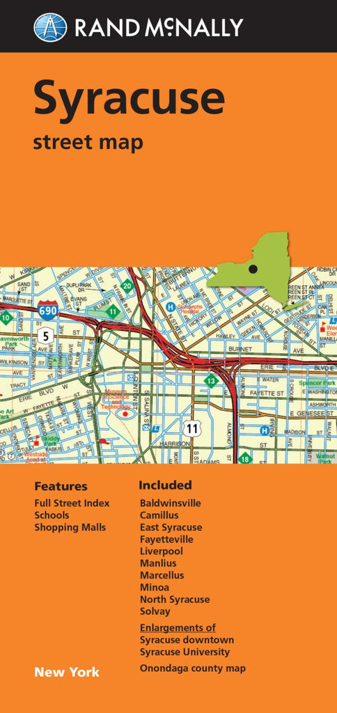 Folded Map: Syracuse Street Map (Rand Mcnally) [Map] Rand McNally - Wide World Maps & MORE!