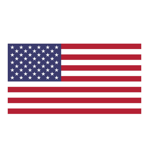 Flag It United States Heavy Duty Vinyl Bumper Sticker (5 × 3 Inches) - Wide World Maps & MORE!