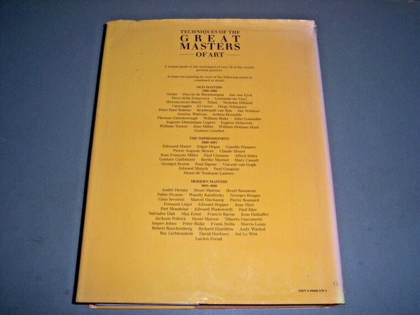 Techniques of the Great Masters of Art Januszczak, Waldemar - Wide World Maps & MORE!