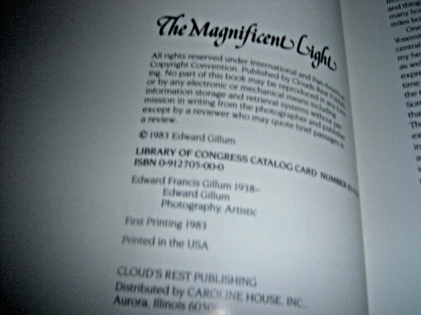 The Magnificent Light [Paperback] GILLUM, Edward - Wide World Maps & MORE!
