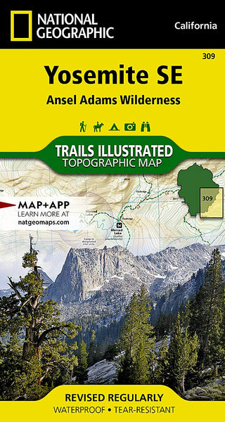 Yosemite SE: Ansel Adams Wilderness (National Geographic Trails Illustrated Map) - Wide World Maps & MORE! - Map - National Geographic Maps - Wide World Maps & MORE!
