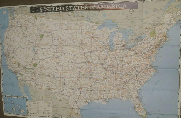 United States Interstate Highway Dry Erase Laminated - Wide World Maps & MORE! - Map - Warren Associates - Wide World Maps & MORE!