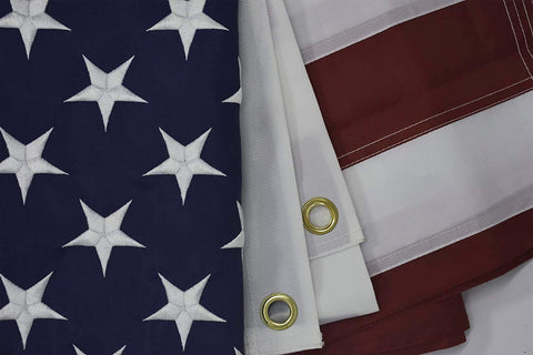 USA American 5 × 3 ft Nylon 150D Flag U.S.A. 5'×3' - Wide World Maps & MORE!
