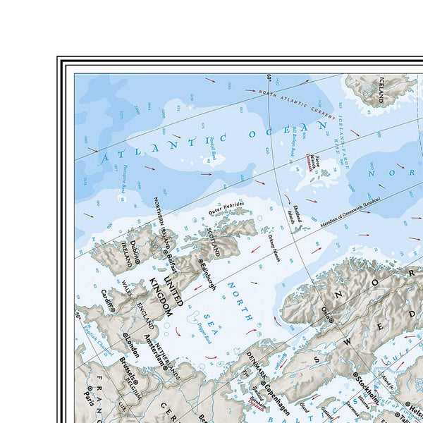 Asia Classic [Paper/Non-Laminated, Tubed] (National Geographic Reference Map) - Wide World Maps & MORE!