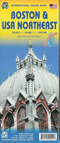 Boston & USA NorthEast 1:10K/1:1M - Wide World Maps & MORE! - Map - ITM - Wide World Maps & MORE!