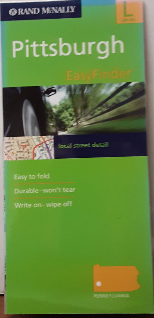 Pittsburgh Easyfinder Map - Wide World Maps & MORE! - Book - Wide World Maps & MORE! - Wide World Maps & MORE!