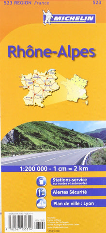 Mapa Regional Rh?ne-Alps (Michelin Maps) (English and French Edition) Michelin - Wide World Maps & MORE!