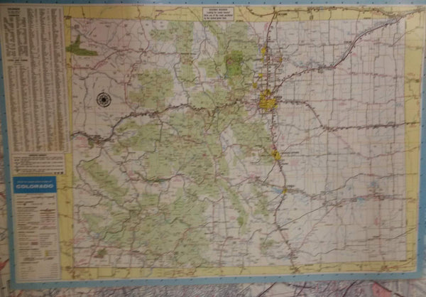 Colorado State Map (A Gousha travel publication) - Wide World Maps & MORE! - Book - Wide World Maps & MORE! - Wide World Maps & MORE!