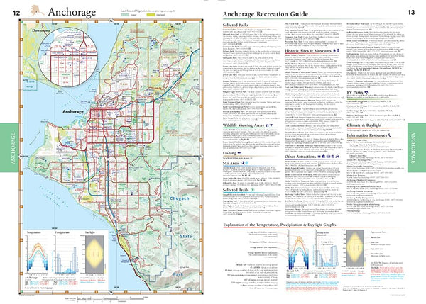 Alaska Road & Recreation Atlas (The Last Frontier) [Staple Bound] Neil Allen; Luis Borella; Bridger DeVille; John Glanville and Bill Hunt - Wide World Maps & MORE!