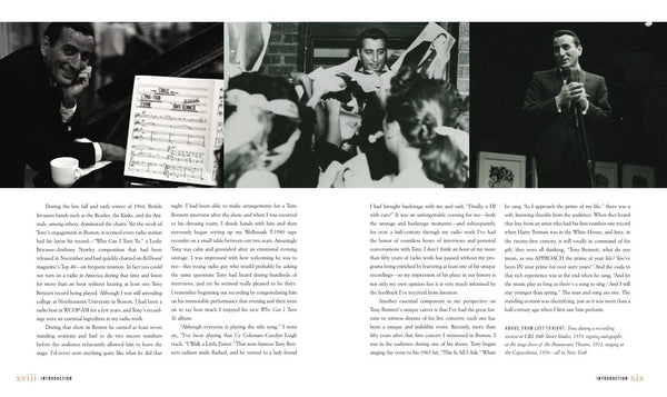 Tony Bennett Onstage and in the Studio - Wide World Maps & MORE! - Book - Sterling - Wide World Maps & MORE!