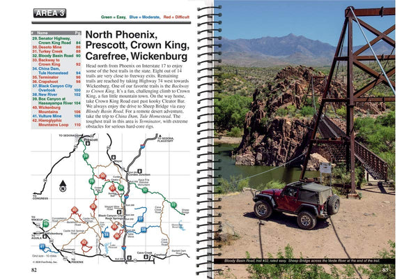 Guide to Arizona Backroads & 4-Wheel-Drive Trails 3rd Edition - Wide World Maps & MORE! - Book - Funtreks Inc. - Wide World Maps & MORE!