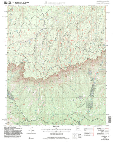 Kehl Ridge, AZ (7.5'×7.5' Topographic Quadrangle) 2004 - Wide World Maps & MORE! - Map - Wide World Maps & MORE! - Wide World Maps & MORE!