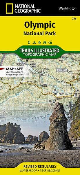 Olympic National Park (National Geographic Trails Illustrated Map, 216) - Wide World Maps & MORE!