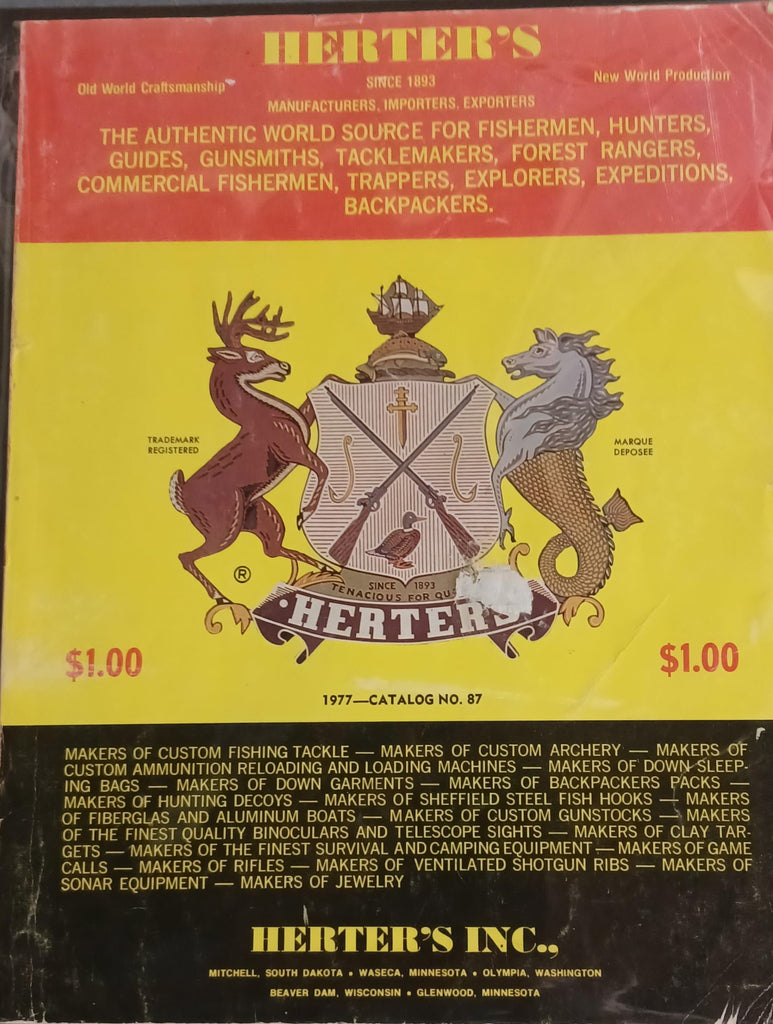 Herter's Manufacturers, Importers, Exporters Cat #87-1977 [Paperback] Herter's Inc. - Wide World Maps & MORE!