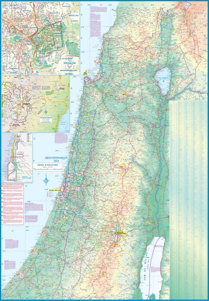 Israel / Palestine - Wide World Maps & MORE!