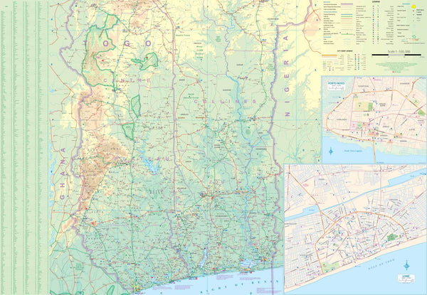 Togo / Benin 1:580,000 - Wide World Maps & MORE! - Map - ITMB Publishing, Ltd. - Wide World Maps & MORE!