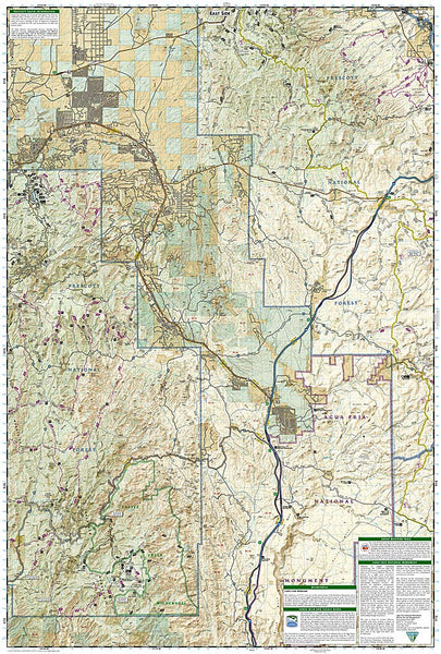 Bradshaw Mountains [Prescott National Forest] (National Geographic Trails Illustrated Map) - Wide World Maps & MORE! - Map - National Geographic Maps - Wide World Maps & MORE!