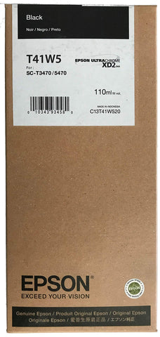 Epson 110 ml - Black - Original - Ink Cartridge - for SureColor T3470, T5470 - Wide World Maps & MORE!