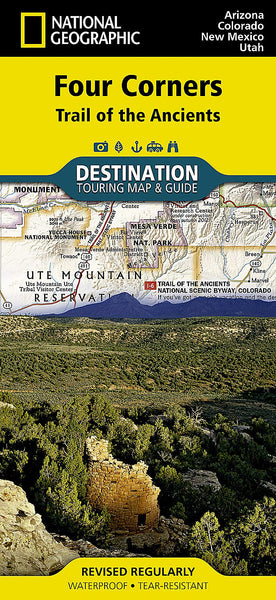 National Geographic Destination Map of the Four Corners Region - Wide World Maps & MORE!