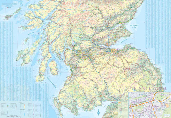 Scotland Waterproof - Wide World Maps & MORE! - Map - ITMB Publishing, Ltd. - Wide World Maps & MORE!
