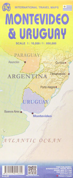 Uruguay & Montevideo, Colonia Del Sacramento, Punta Del Este - Wide World Maps & MORE!