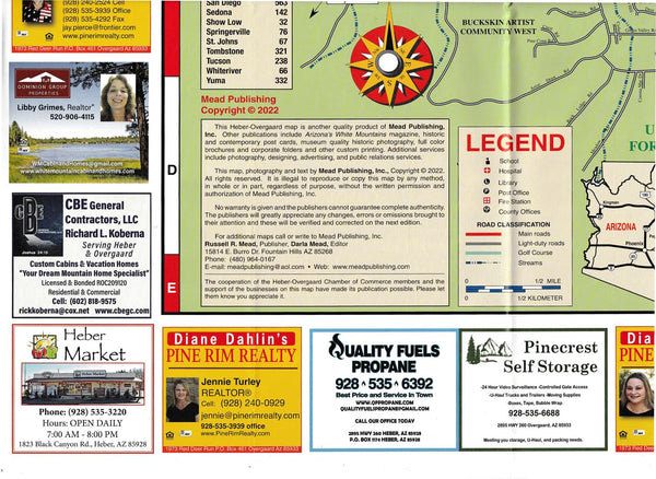 Heber Overgaard Always in Season Street Map [Map] Russell R. Mead and Darla Mead - Wide World Maps & MORE!