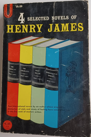 4 Selected Novels of Henry James [Paperback] James, Henry - Wide World Maps & MORE!