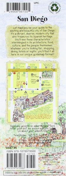 MapEasy's Guidemap to San Diego - Wide World Maps & MORE! - Book - Wide World Maps & MORE! - Wide World Maps & MORE!